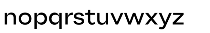 Big Sans Medium Font LOWERCASE