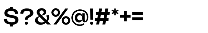 Big Sans Semibold Font OTHER CHARS