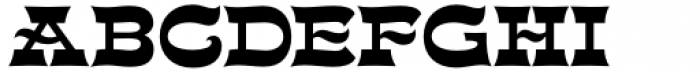 Big Sur Expanded Font UPPERCASE