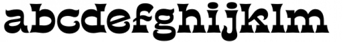 Big Sur Expanded Font LOWERCASE