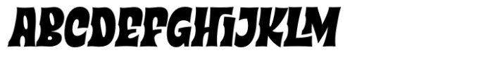 Big Tiki Italic Font UPPERCASE