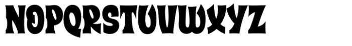 Big Tiki Regular Font UPPERCASE