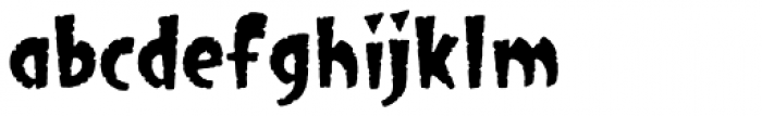 Big Top Bearded Lady Font LOWERCASE