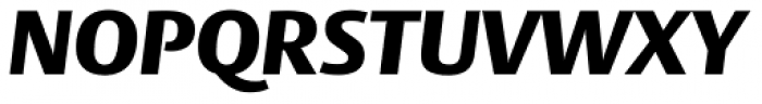 Big Vesta Pro Black Italic Font UPPERCASE
