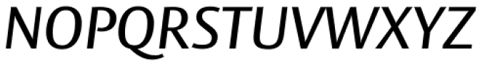 Big Vesta Pro Italic Font UPPERCASE
