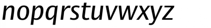 Big Vesta Pro Italic Font LOWERCASE