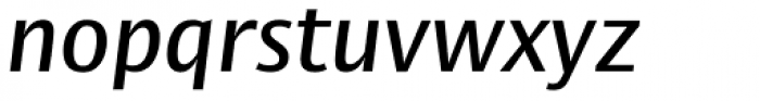 Big Vesta Pro Medium Italic Font LOWERCASE