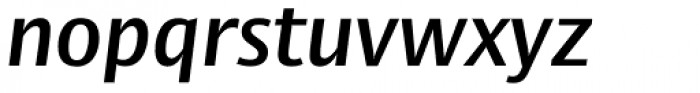 Big Vesta Std SemiBold Italic Font LOWERCASE