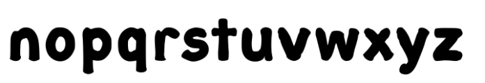 Big Welly Regular Font LOWERCASE