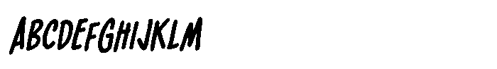 Big Whoop BB Condensed Italic Font UPPERCASE
