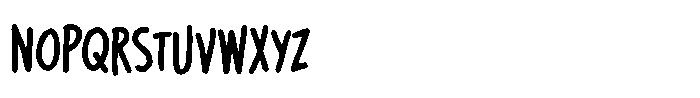 Big Whoop BB Condensed Font UPPERCASE