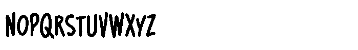 Big Whoop BB Condensed Font LOWERCASE