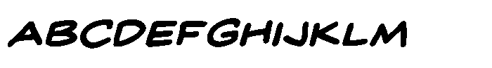 Big Whoop BB Italic Font UPPERCASE