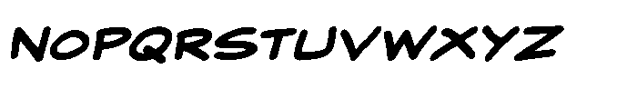 Big Whoop BB Italic Font UPPERCASE
