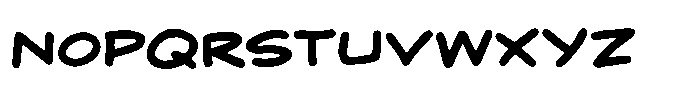 Big Whoop BB Regular Font LOWERCASE