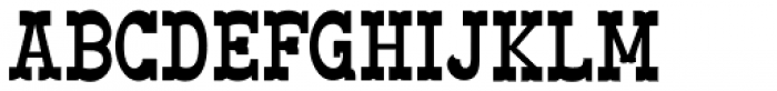 Big Yukon Serif Thin Font UPPERCASE