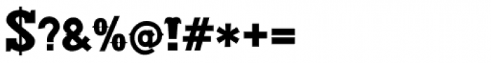 Big Yukon Serif star Font OTHER CHARS