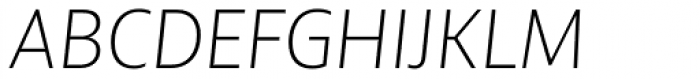 BigCity Grotesque Pro Light Italic Font UPPERCASE