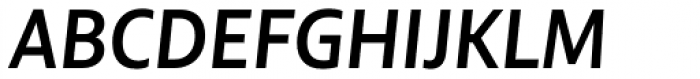 BigCity Grotesque Pro Medium Italic Font UPPERCASE