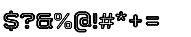 Bigante Inline Black Font OTHER CHARS
