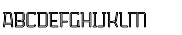 Bigante Inline Cond Regular Font UPPERCASE