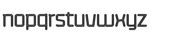 Bigante Inline Cond Regular Font LOWERCASE