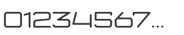 Bigante Inline Xwide Light Font OTHER CHARS
