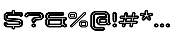 Bigante Inline Xxwide Black Font OTHER CHARS