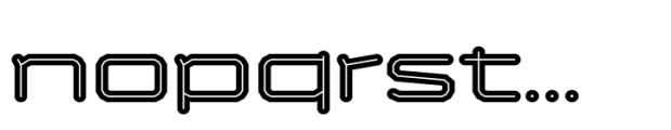 Bigante Inline Xxwide Bold Font LOWERCASE