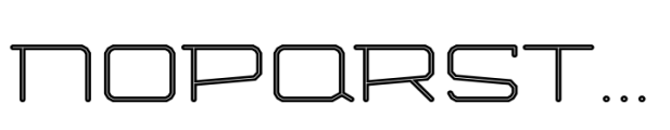 Bigante Inline Xxwide Light Font UPPERCASE