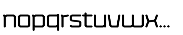 Bigante Solid Regular Font LOWERCASE