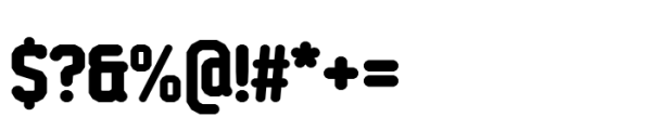 Bigante Solid Xcond Bold Font OTHER CHARS