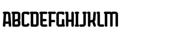 Bigante Solid Xcond Medium Font UPPERCASE