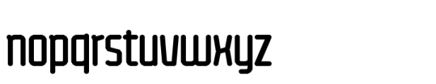 Bigante Solid Xcond Regular Font LOWERCASE