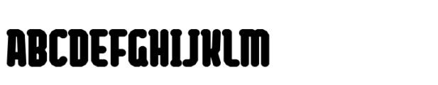 Bigante Solid Xxcond Bold Font UPPERCASE