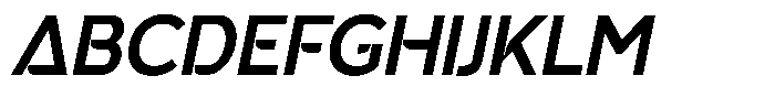 Bigat Italic Font UPPERCASE