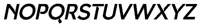 Bigat Italic Font UPPERCASE
