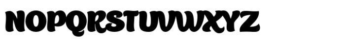 Bigball Regular Font UPPERCASE