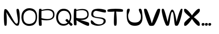 Bigbelly Font UPPERCASE
