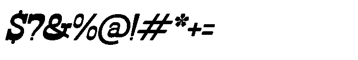 Bigboi Stomse Italic Font OTHER CHARS