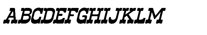 Bigboi Stomse Italic Font UPPERCASE