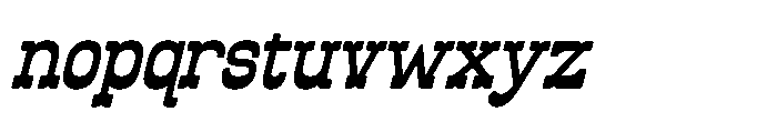 Bigboi Stomse Italic Font LOWERCASE