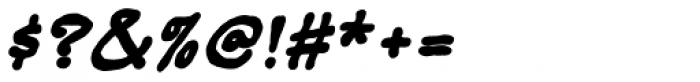 Bigbrain Bold Italic Font OTHER CHARS