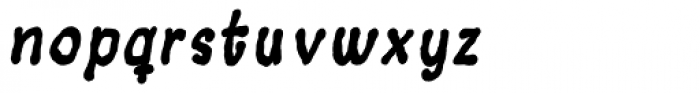 Bigbrain Bold Italic Font LOWERCASE