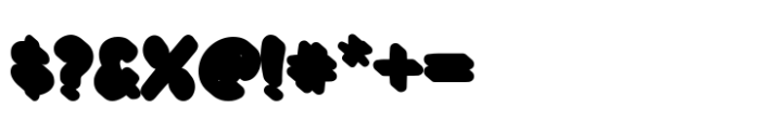 Bigdome Extrude Font OTHER CHARS