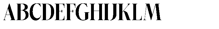 Bigdora Black Condensed Font UPPERCASE