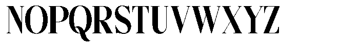 Bigdora Black Condensed Font UPPERCASE