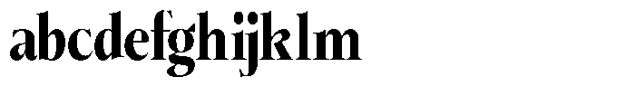 Bigdora Black Condensed FONT
