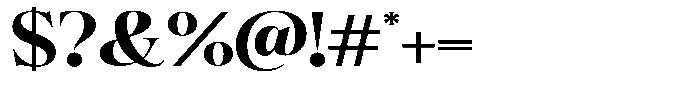 Bigdora Black Expanded Font OTHER CHARS