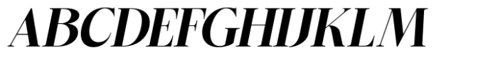 Bigdora Black Italic Font UPPERCASE